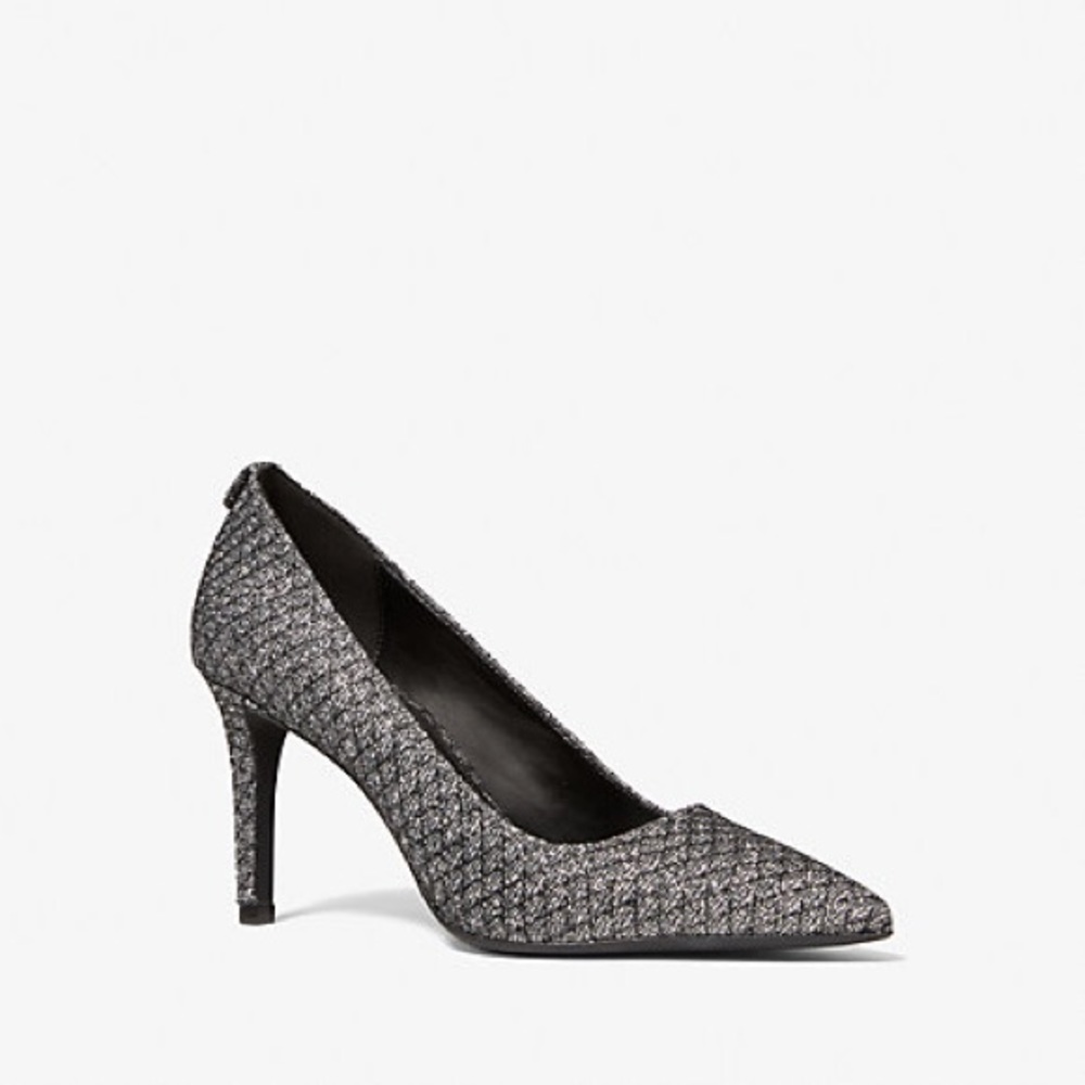 Michael Kors Dorothy Flex Pump Glitter Chain Size 7 NEW